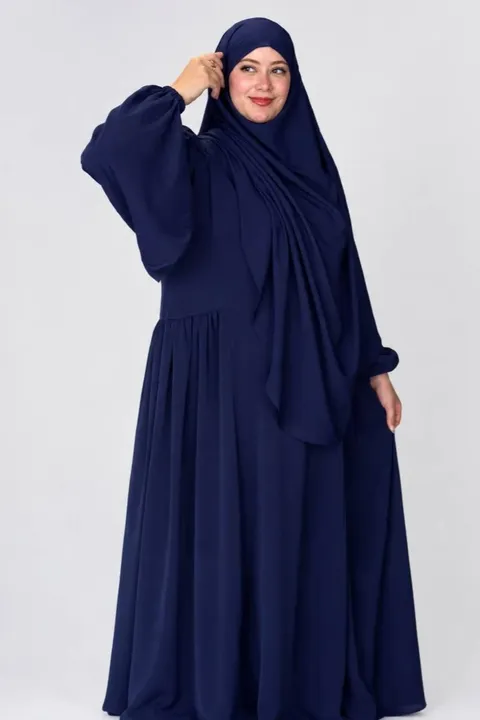 جلباب الريحان  ازرق