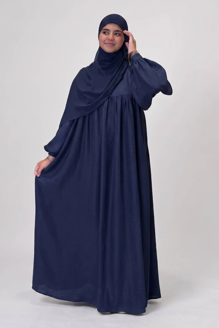 حجاب أسيل أزرق ليلي - Image 1