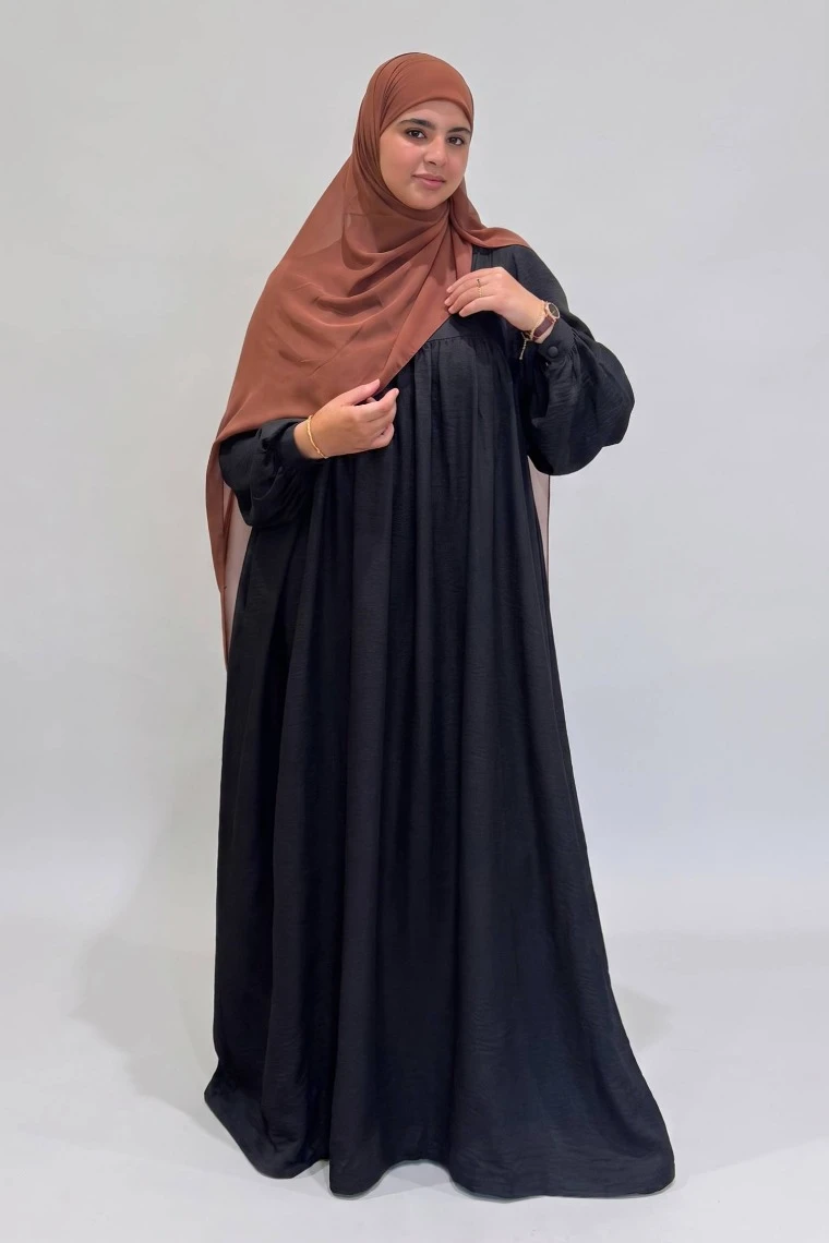 حجاب أسيل اسود - Image 1